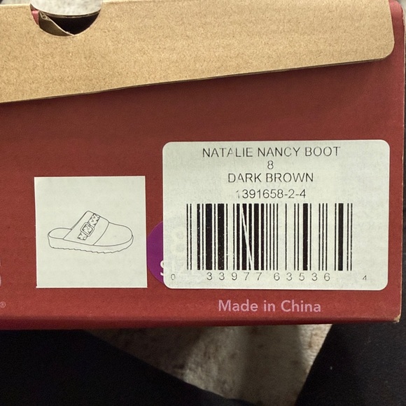 Muk Luks Brown and Tan Slip-On Clogs - Picture 6 of 6